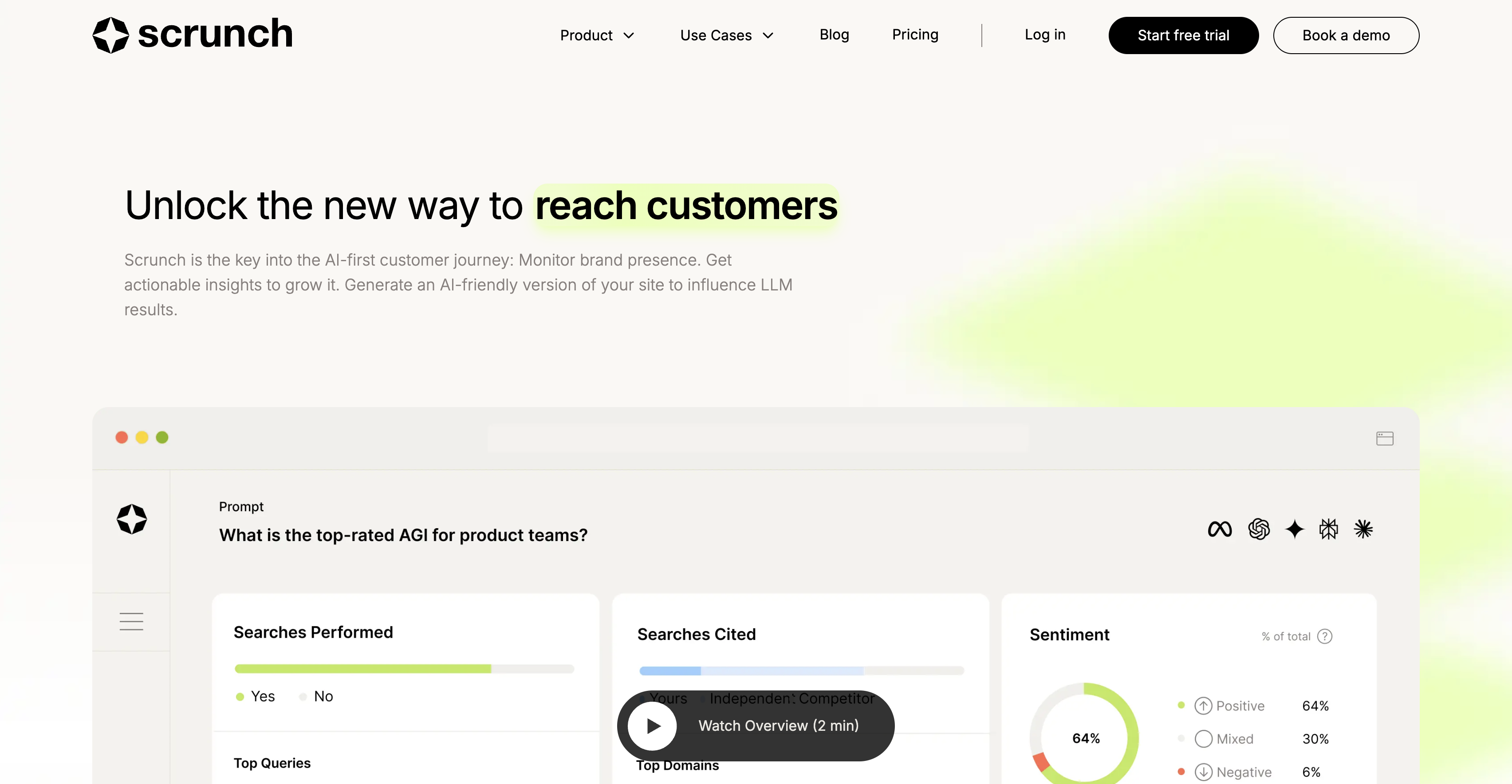 Scrunch product screenshot